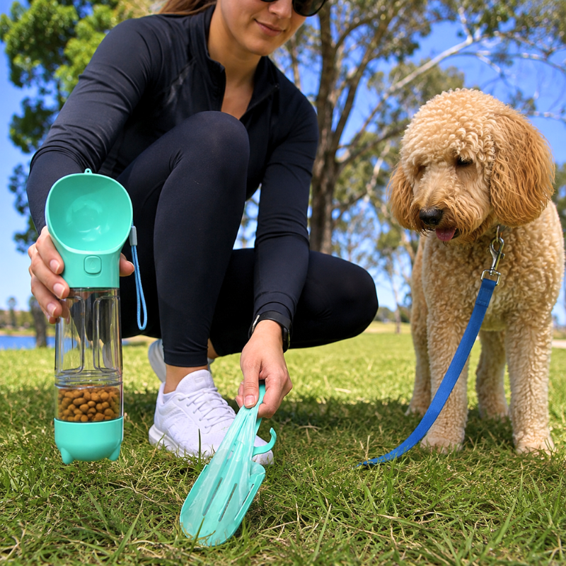Pawfari™ TrailSip Portable 5 in 1 Dog Water Bottle